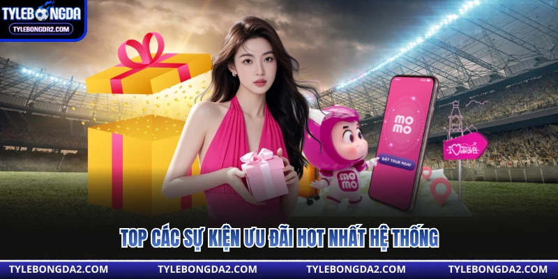 Top các sự kiện ưu đãi hot nhất hệ thống 